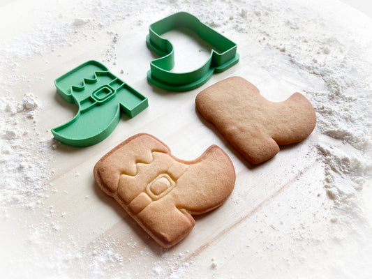 340* Leprechaun Boots Cookie cutter and stamp