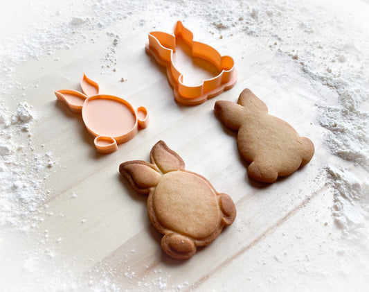 329* Easter bunny egg Cookie cutter and stamp