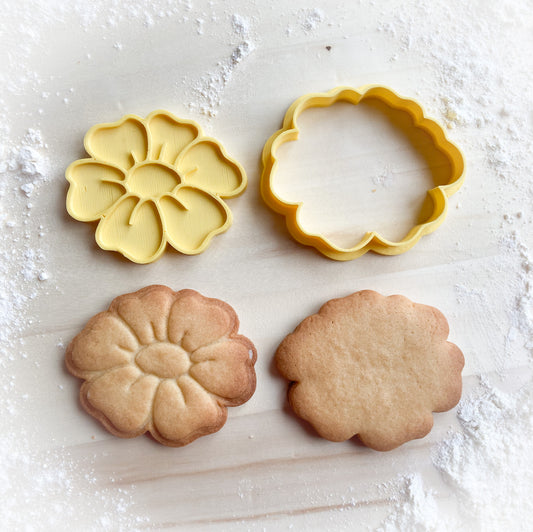 349* Flower, floret, bloom Cookie cutter and stamp