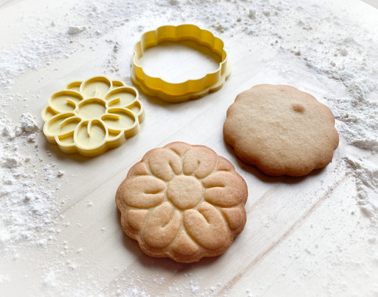 347* Flower, floret, bloom Cookie cutter and stamp