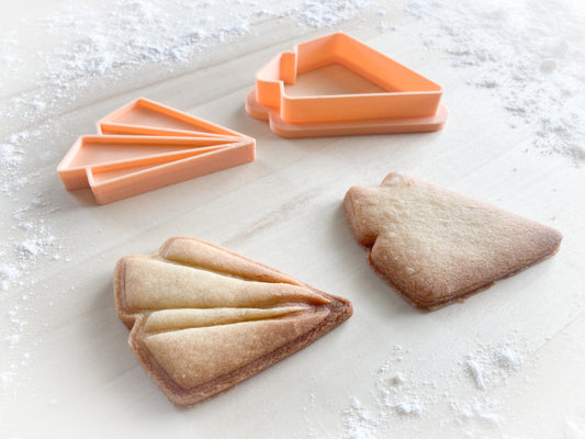 365* Paper plane Cookie cutter and stamp