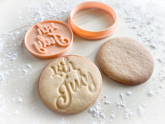 399* 4th July lettering Cookie cutter and stamp