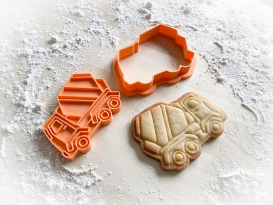 458* Concrete Mixer Cookie cutter and stamp