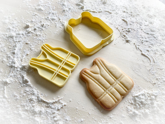 459* Construction safety vest Cookie cutter and stamp