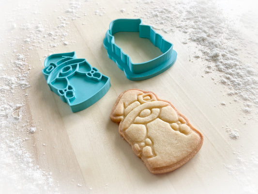 518* Witch Cookie cutter and stamp