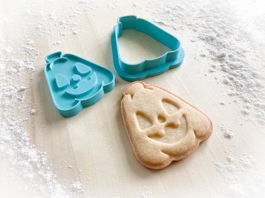 507* Scary pumkin Cookie cutter and stamp