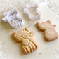 159* Fox Cookie cutter and stamp