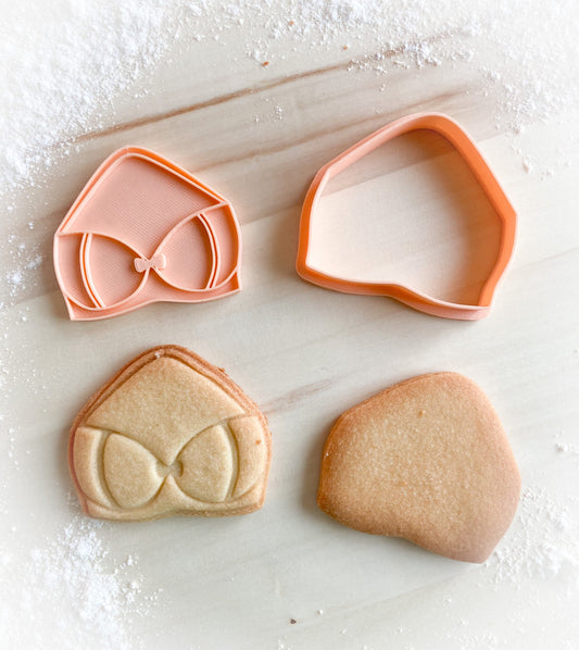 319* Bra Cookie cutter and stamp